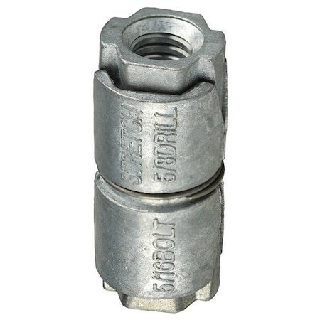 Dottie Double Lag Shield, 1/2" Dia, 2-1/2" L, Alloy Steel 25 PK DEA12